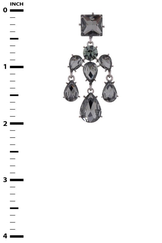Crystal Chandelier Earrings - Demented Sisters