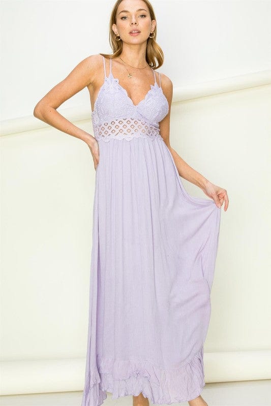 In Love Bustier Lace Maxi Dress - Demented Sisters